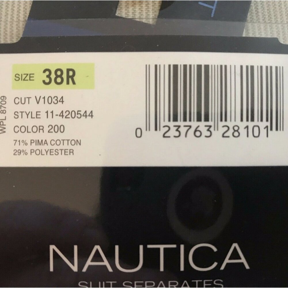 NAUTICA Tan Blazer NWT 38R Comfort Fit Performance Classics Jacket Sport Coat - Picture 3 of 8
